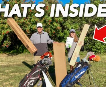 WHAT’S INSIDE THESE MYSTERY GOLF BOXES OUR SUBSCRIBERS SENT US?? (Thank You!!)