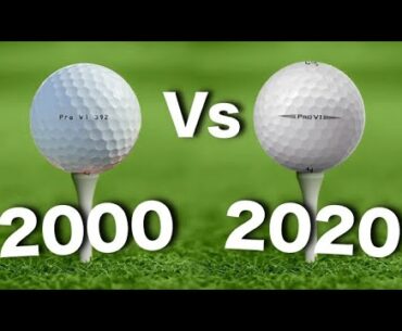 Pro V1 (2000) Vs Pro V1 (2020) | 20 year golf ball test!