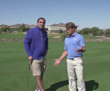 How to hit Downhill Iron Shots - Callaway Office Golf Tips