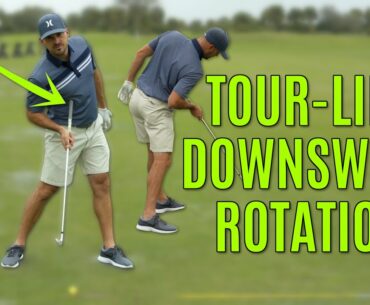 Tour-Like Downswing Rotation