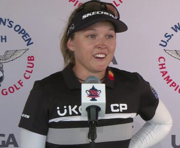 Brooke Henderson Thursday Flash Interview 2020 US Women's Open Championship - Round 1