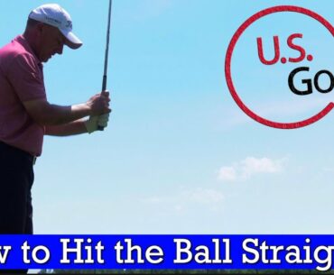 How to Hit a Golf Ball Straighter (GOLF SWING TIPS)
