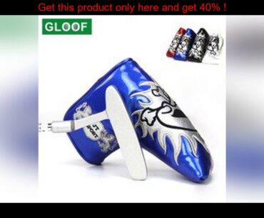 top 1Pcs Golf Blade Putter Cover Creative Skull Golf Putter Headcover with Easy Lock-in and Off Clo