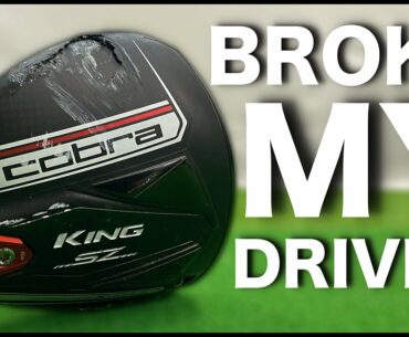 I DESTROYED MY DRIVER! *NOT CLICKBAIT*