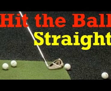 How to Hit Straight Shots - Golf Swing Basics - IMPACT SNAP