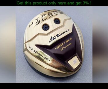 new WORKS Golf club head.golden  Golf driver club head 10.5.Complimentary golf club headcover .Free