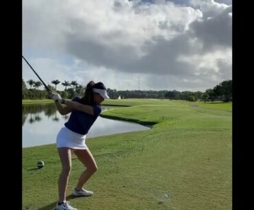 Jordan Cornelius golf swing motivation. #ladiesgolf #subforgolf #alloverthegolf