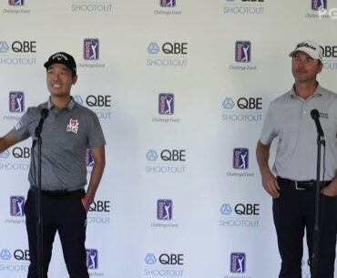 Kevin Na and Sean O'Hair Friday Flash Interview 2020 QBE Shootout  - Round 1