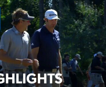 Dustin Johnson and Ian Poulter's highlights from winning 2010 QBE Shootout 2020