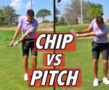 PITCHING VS CHIPPING | The difference between these golf shots EXPLAINED!