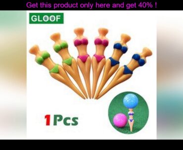 the best 1Pcs Golf Tees, 3inch Plastic Bikini Golf Tees Divot Tools Professional Golf Practice Equi