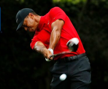 Tiger Woods' swing in slow motion (every angle)