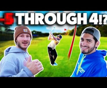 BEST SCRAMBLE GOLF WE'VE EVER PLAYED | How low can we go? w/ Stephen Castaneda