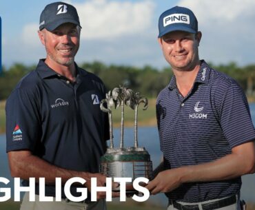Harris English and Matt Kuchar’s winning highlights from QBE Shootout 2020