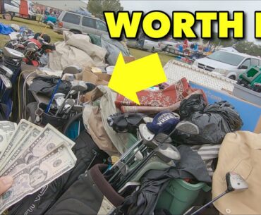 WE FOUND AN EXPENSIVE AS SEEN ON TV GOLF CLUB AT THE FLEA MARKET (Worth It?)