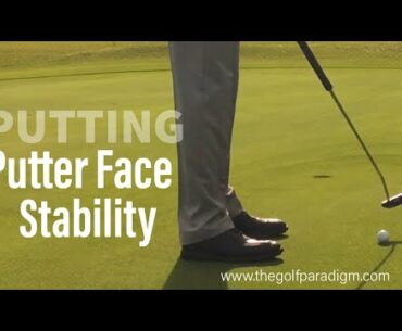 PUTTING - Make more Putts by Stabilizing the Putter face | The Golf Paradigm