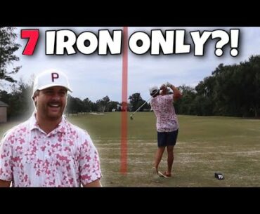 I Played Golf Only Using a 7 Iron: Winter Park 9!