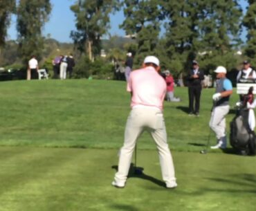 Sung Kang Golf Swing - Rear Butt View