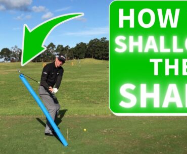 How to Shallow the Shaft in the Downswing - Simple Drill