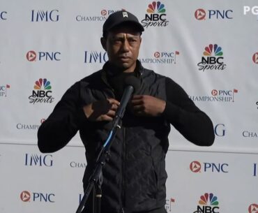 Tiger Woods Thursday Press Conference 2020 PNC Championship