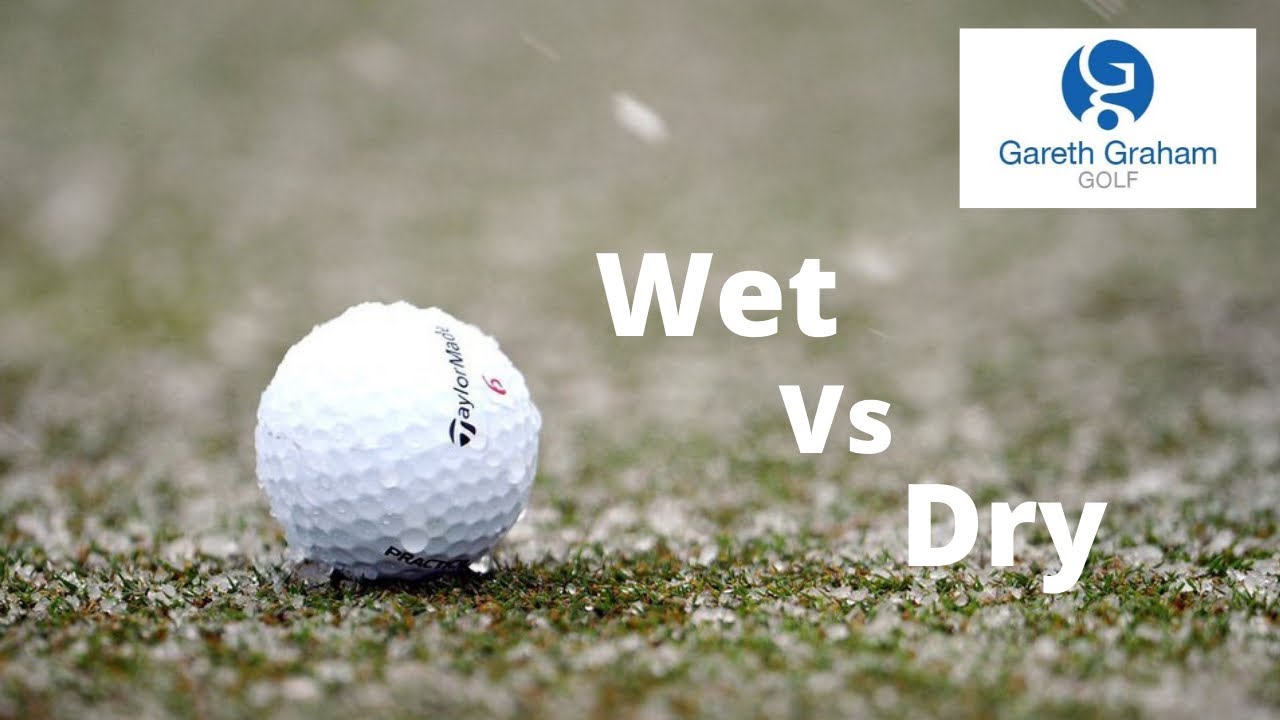 Wet golf balls Vs Dry golf balls // Test Wet golf balls Vs Dry golf balls // Test