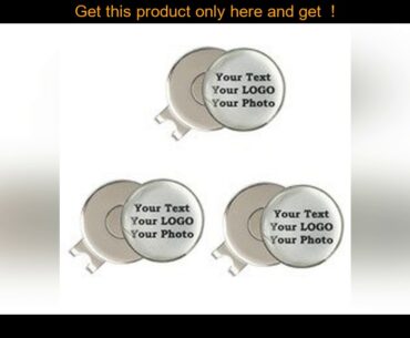best PINMEI Customized Golf Ball Mark and Golf Hats Clips Sets 3 ,Personalized Printing Golf Marker