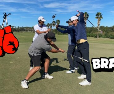 2v2 match vs good golfers | WHO WON?!?! |