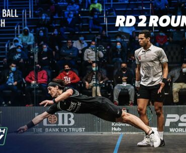 Squash: CIB Black Ball Open 2020 - Men's Rd2 Roundup [Pt.1]