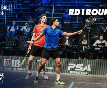 Squash: CIB Black Ball Open 2020 - Men's Rd 1 Roundup [Pt.3]