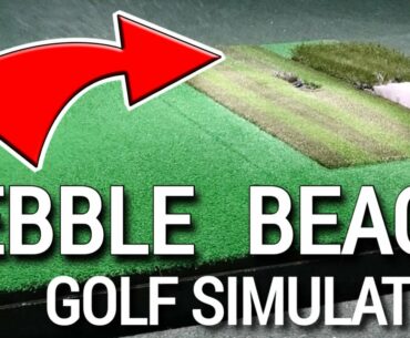 GOLFZON VISION Golf Simulator Review (Pebble Beach Vlog)