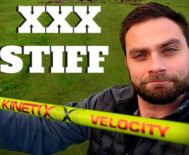 Hitting my new 'XXX STIFF' Long Drive 'DRIVER" on the course...