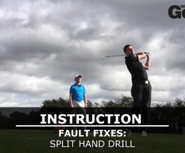 How a split grip can help you hit a draw