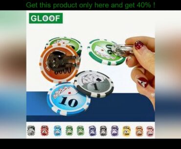 top 1Pcs New Golf Ball Marker with A Standard Hat Clip Magnetic Alloy Marker Golf Accessories Poker
