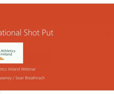 Rotational Shot Put Development