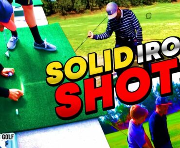 Solid Strike Irons Shot | Deep Distance Golf VLOG