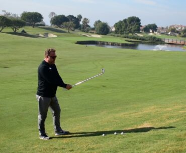 Monarch Beach Monday Mulligan - Sidehill Lie On 18 with E-Loh