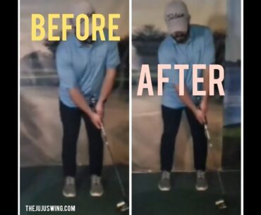 Before and After - Putting Lesson To Help Speed And Contact