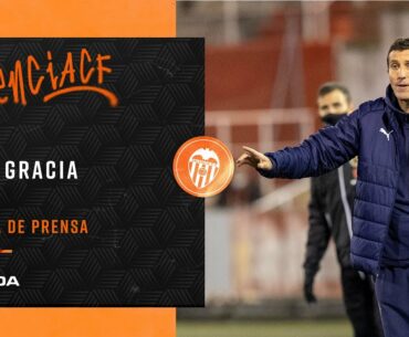 RUEDA DE PRENSA DE JAVI GRACIA TRAS EL PARTIDO DE COPA DEL REY
