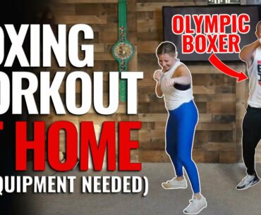20-Minute Boxing Workout at Home (NO EQUIPMENT NEEDED!!)