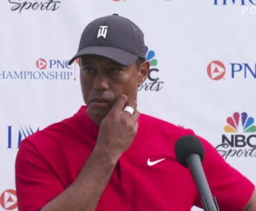 Tiger Woods Sunday Flash Interview 2020 PNC Championship - Round 2