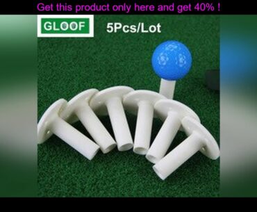 new 5Pcs Plastic Golf Tees Sports Ball Tees Holder Durable Golf Mat Training Practice Accessories 8