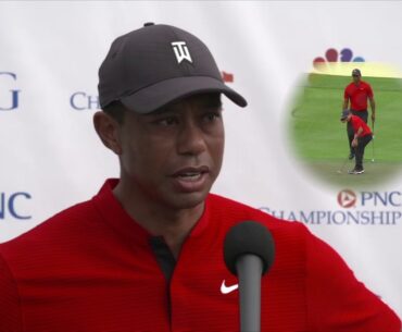 Tiger Woods bursting with pride after playing with his son, Charlie, at the PNC Championship
