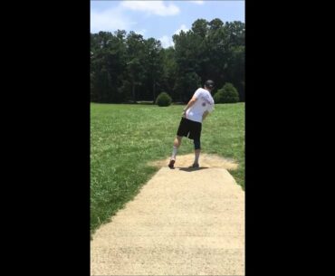 Disc golf forehand drive