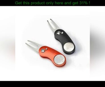 new 1pcs Golf Divot Tool with Golf Ball Tool Marker Pitch Cleaner Golf Pitchfork Golf Accessories P