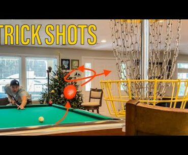 MINI DISC GOLF TRICK SHOTS!! Vlogmas Day 21