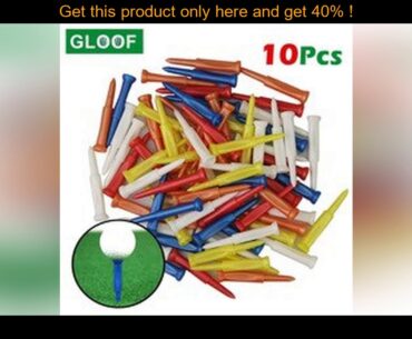 best 10Pcs/Set Golf Tee Outdoor Or Indoor Sport Plastic Golf Ball Tees Fluorescent Night Playing Go