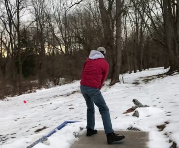 Winter Disc Golf at Codorus State Park Blue Course