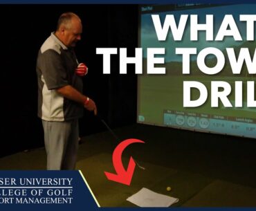 How to Monitor what's going on at the Bottom of Your Swing - towel drill