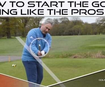 How To Start The Golf Swing Like The Pros