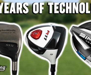TaylorMade Driver Comparison Old vs New | SIM Max vs. R11 vs. 360 Ti | 20 Years of Technology